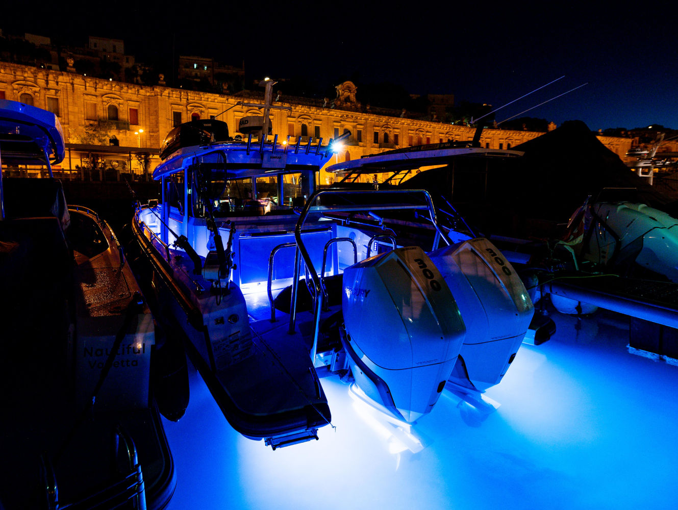 Enjoy a fancy nightcruise on this private party boat